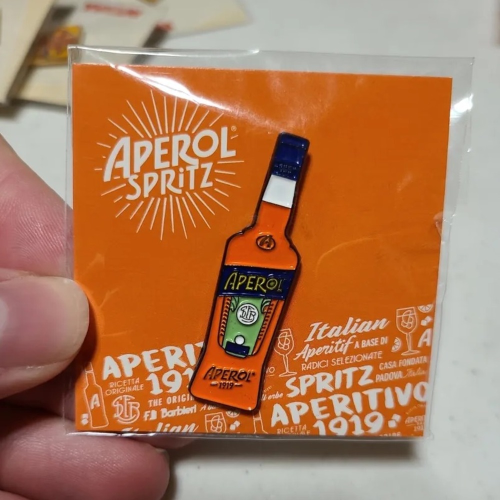 Aperol Spritz Enamel Pin